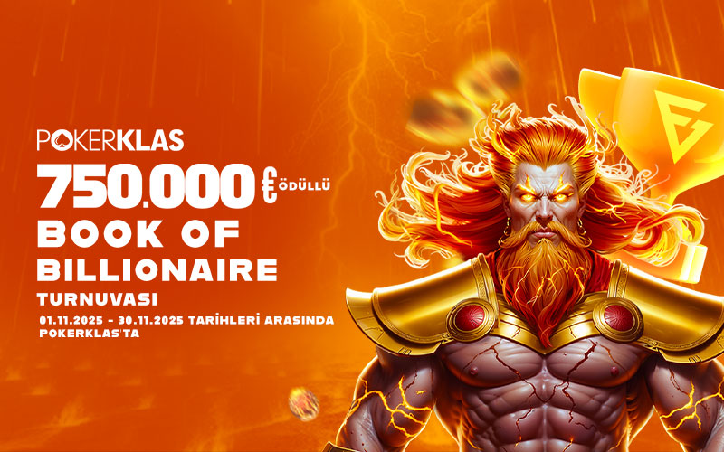 750.000€ ÖDÜLLÜ BOOK OF BILLIONAIRE TURNUVASI
